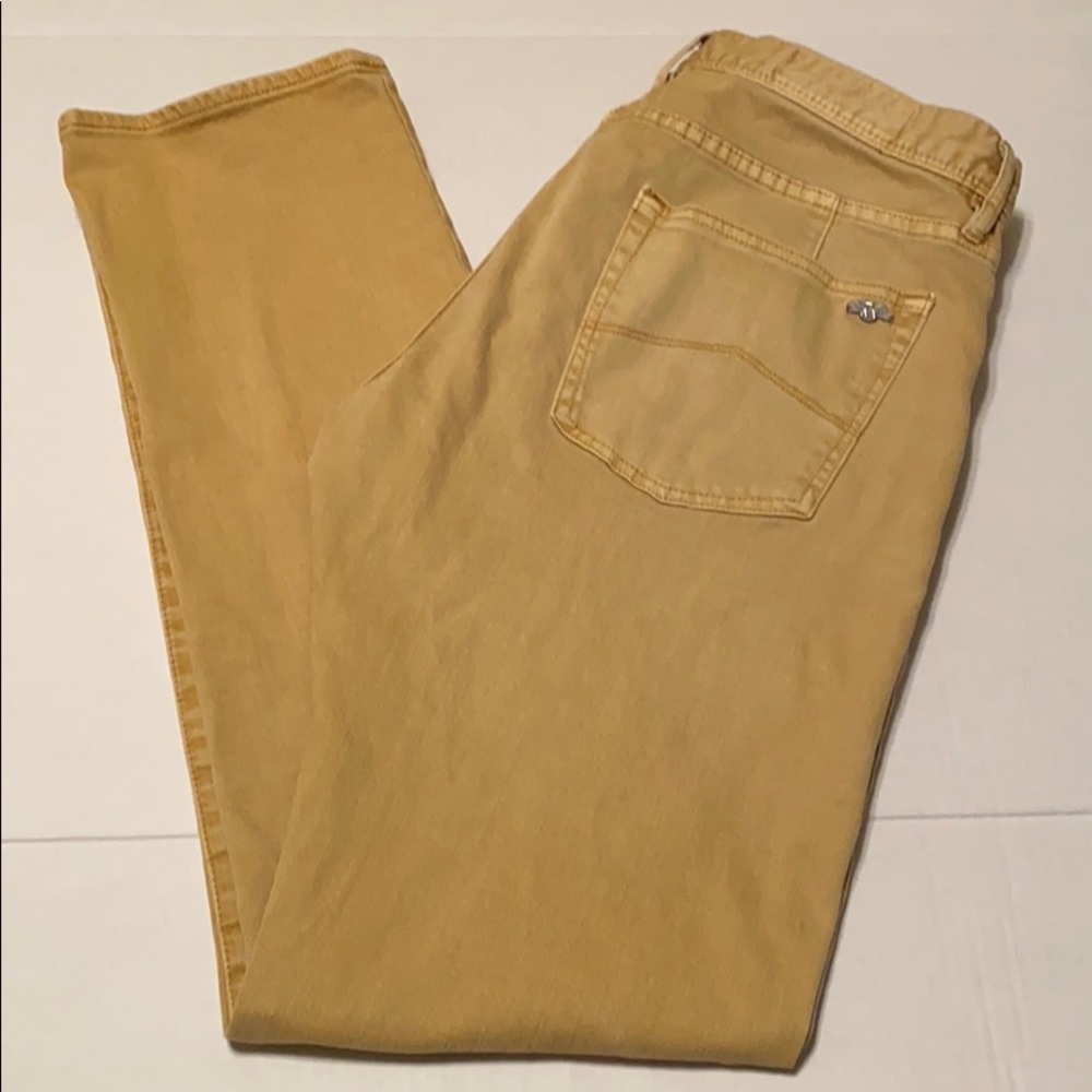 Size 33 Mustard Yellow Armani Skinny Jeans